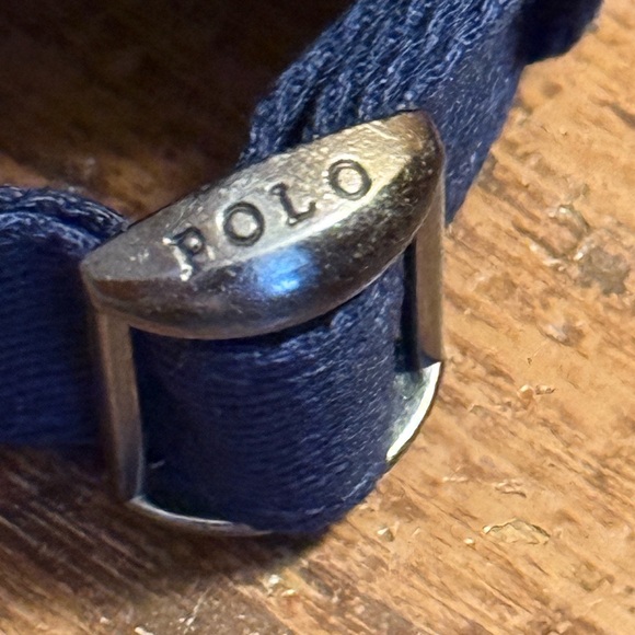 Polo by Ralph Lauren Navy Blue Chino Fabric Baseball Cap Hat NWT - Picture 6 of 9